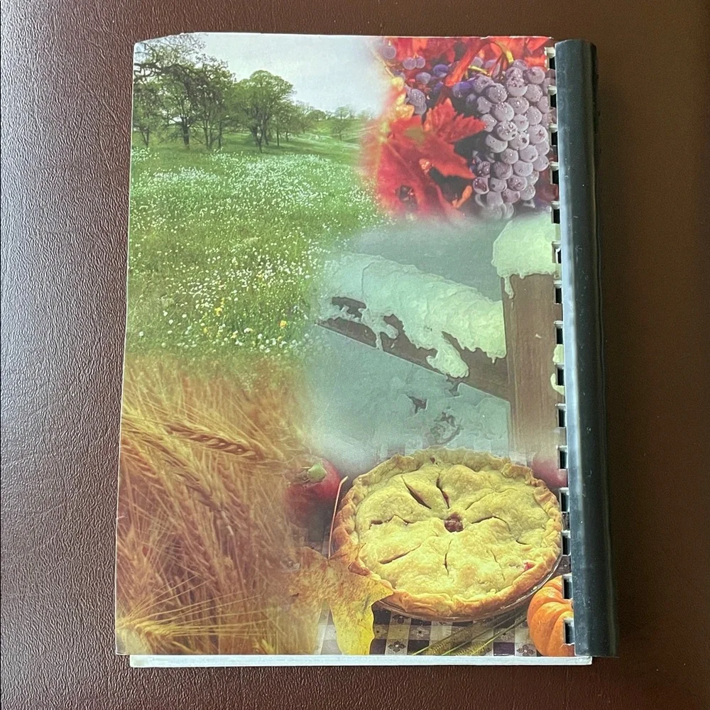 VTG Columbus County Cookbook - Spiral-Bound Recipe Book, Fall Colors